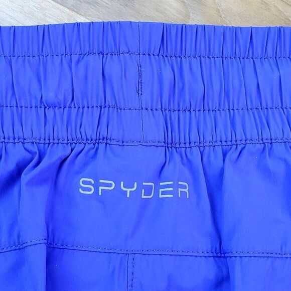 ☔️🔸️NWT Spyder Athletic Blue Lined Shorts Small - Picture 7 of 12
